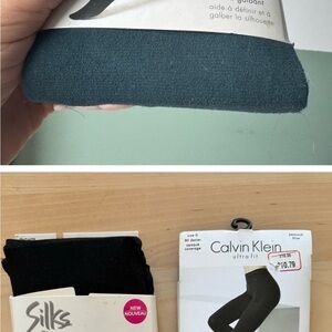 Pair of 2 tights Calvin Klein / Silks